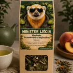 Minister Liścia - herbata zielono-biała z brzoskwinią 50g